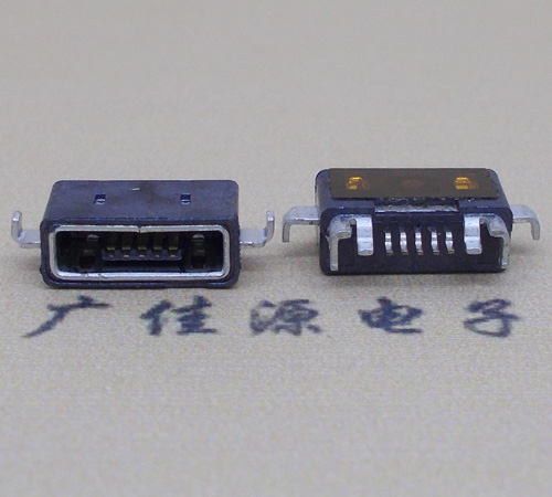 浙江MICRO USB防水AB型口母头3D图纸封装