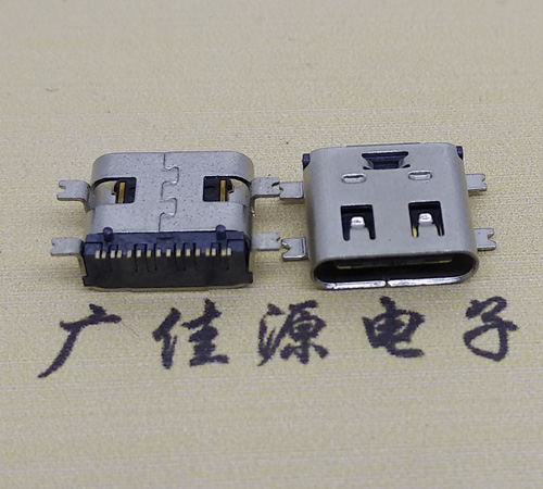浙江type-c16p母座全贴带弹片连接器