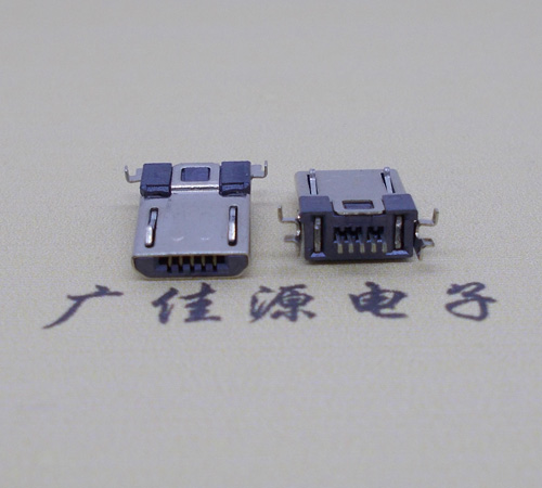 浙江Micro usb焊板式公头贴片SMT款无弹超薄
